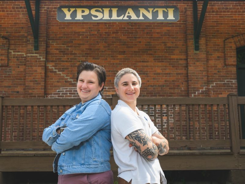 Cheers to Queers founders Marisa Quiery and Danya Youssef-Agha.