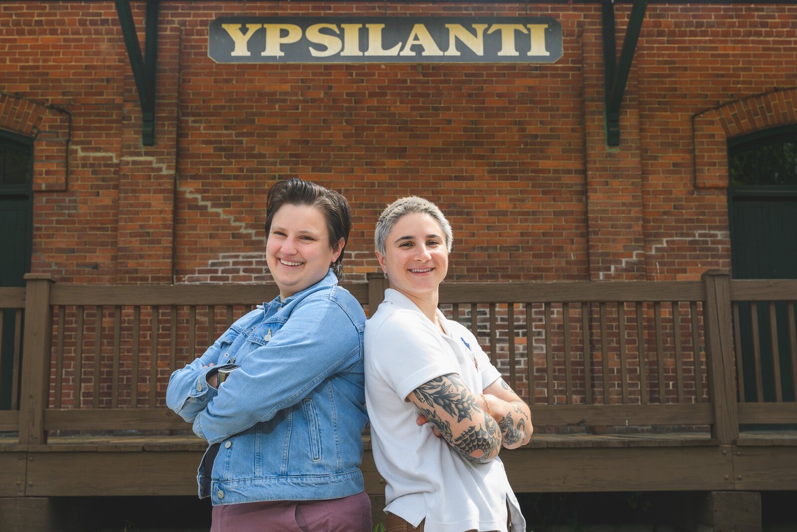 Cheers to Queers founders Marisa Quiery and Danya Youssef-Agha.