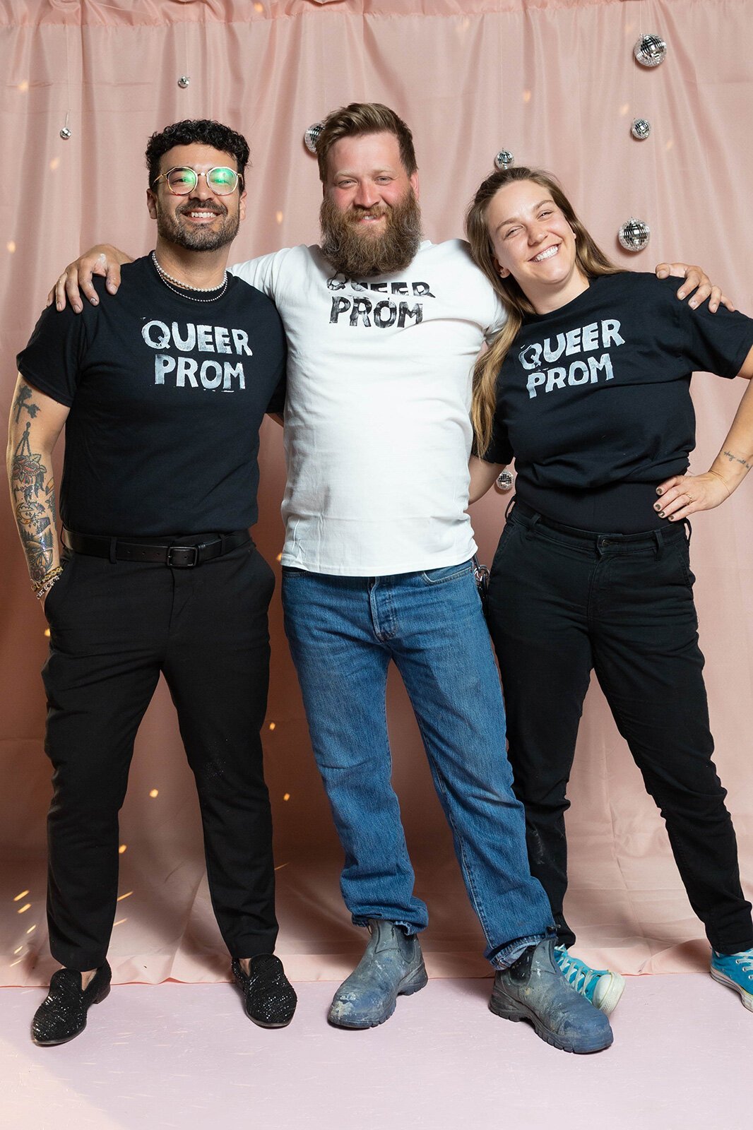 Attendees at Queer Prom.