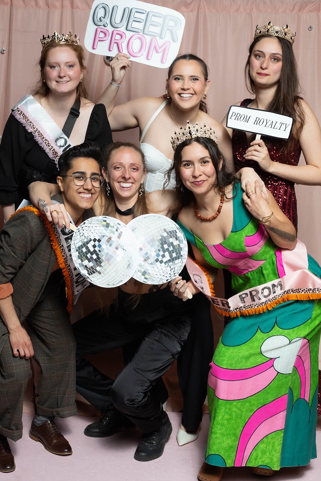 Attendees at Queer Prom.