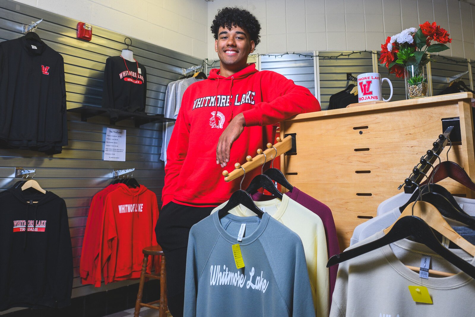 Whitmore Lake High School student Jayden Canter.