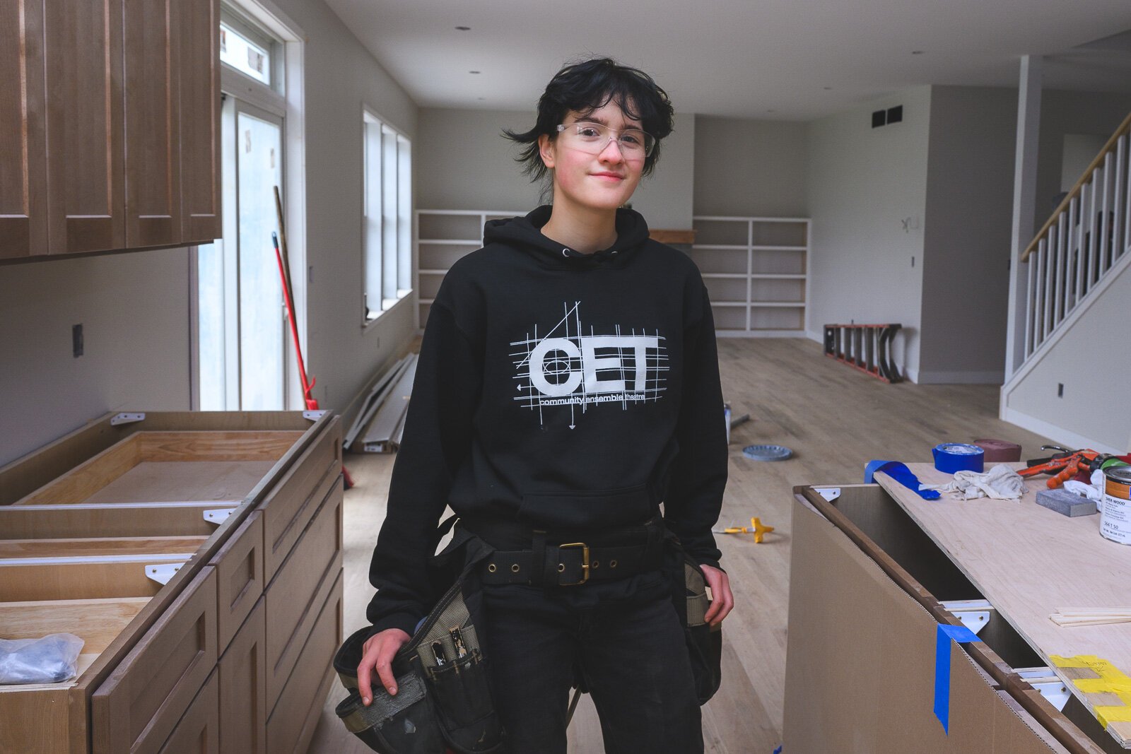 Ann Arbor Community High School student Jupiter Gergics.