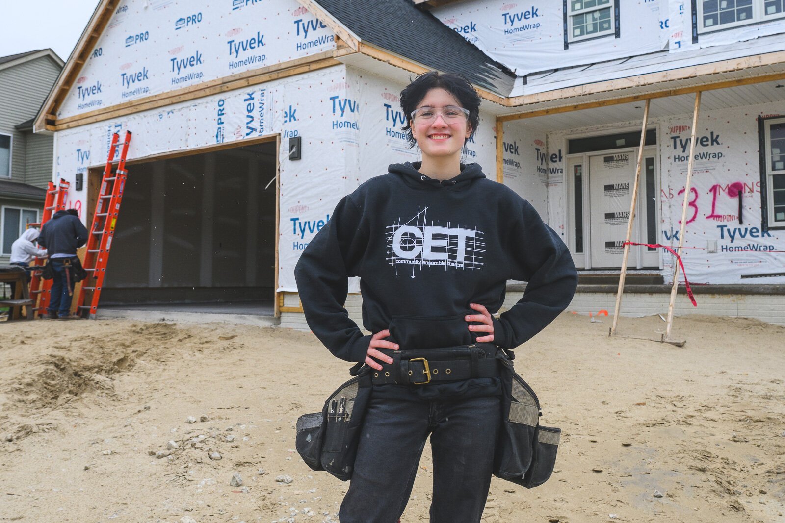 Ann Arbor Community High School student Jupiter Gergics.