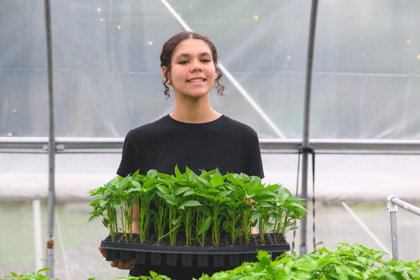 Growing Hope Teen Leadership Program member Jaylah Cotton.