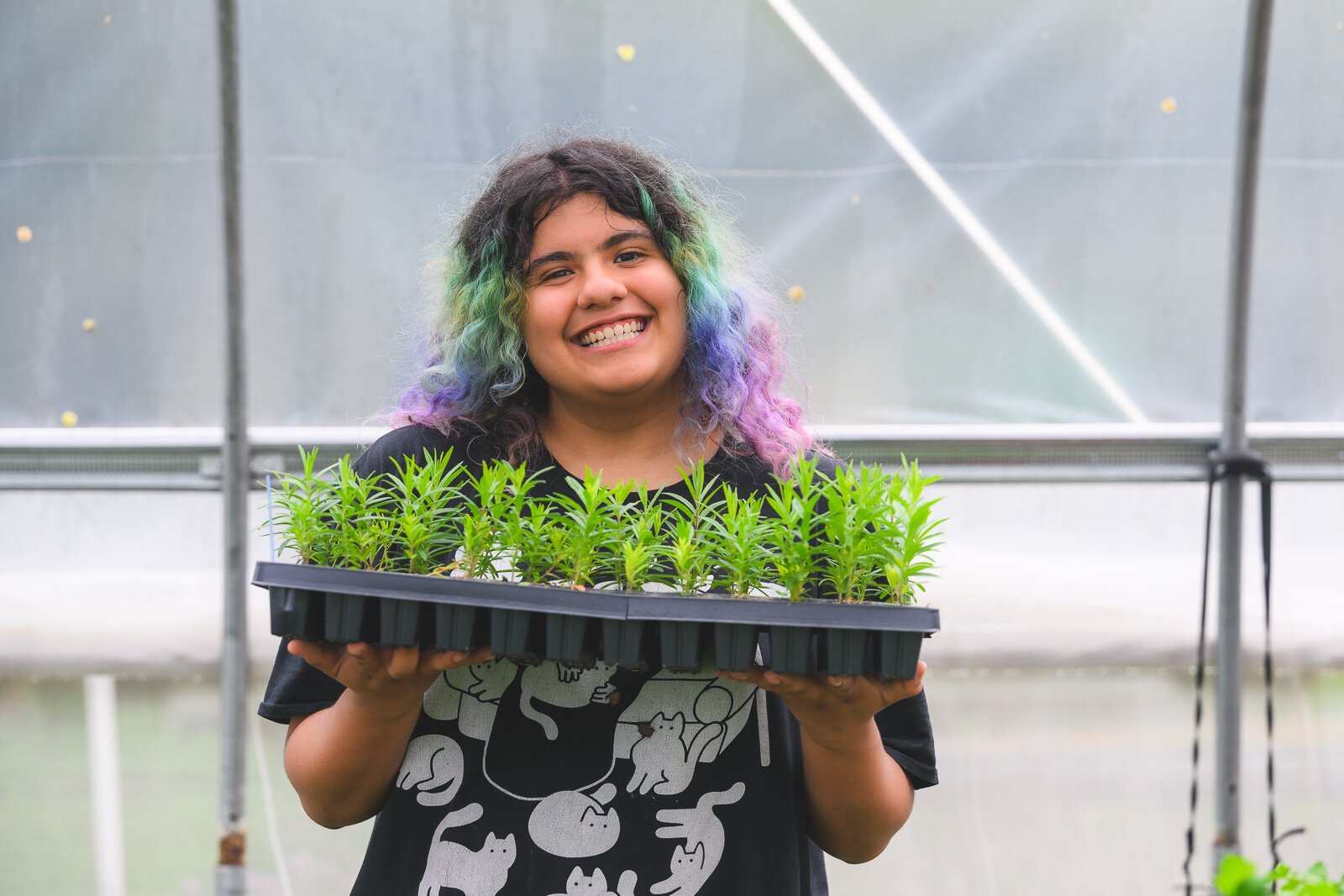 Growing Hope Teen Leadership Program member Nick Corvera-Garay.