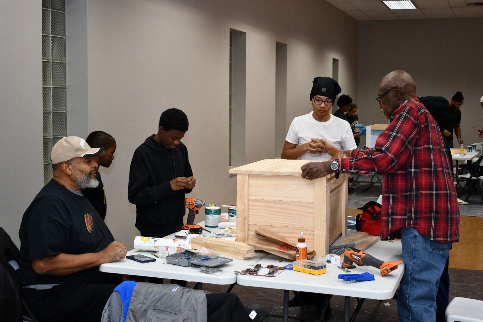 A Trades Programs for Youth and Adults class.