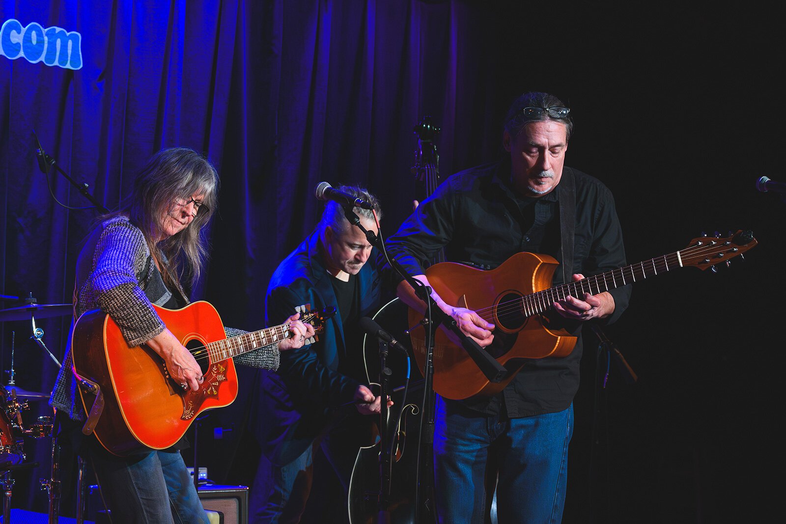 Annie and Rod Capps performing at the Johnny's Speakeasy Benefit at The Ark in 2024.