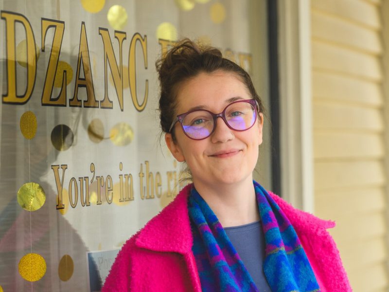 Amanda Moore at Dzanc House.