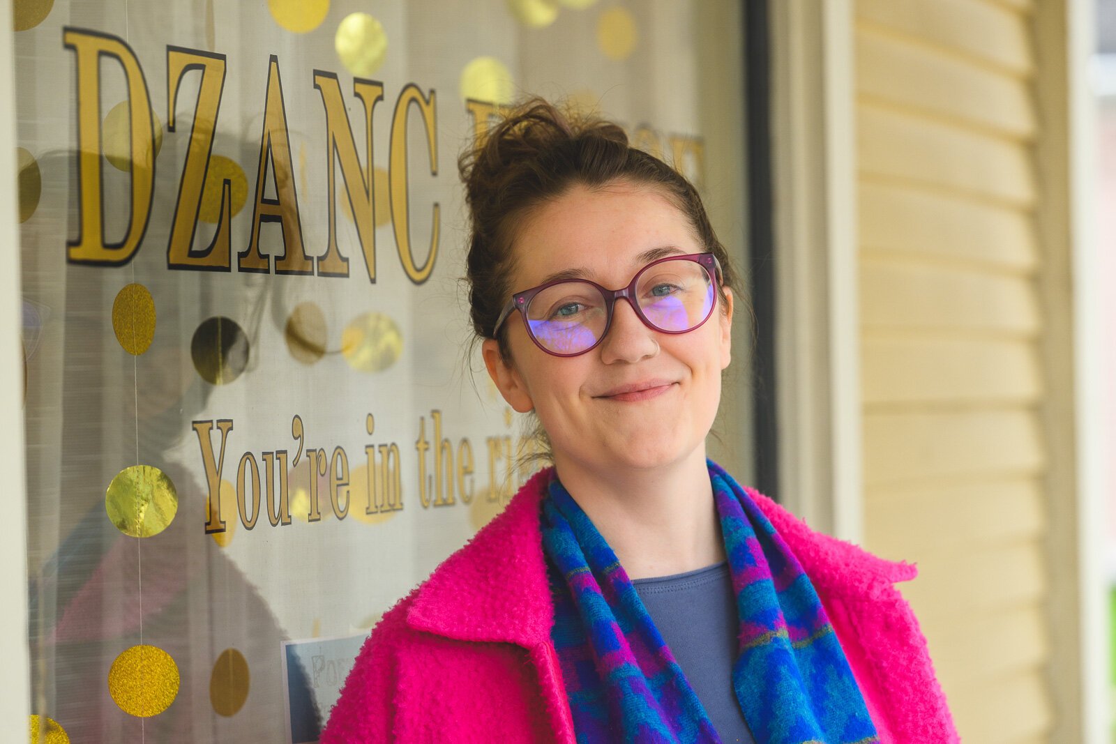 Amanda Moore at Dzanc House.