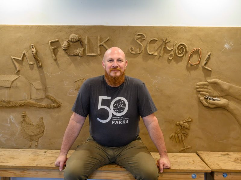 Jason Gold at the Michigan Folk School.