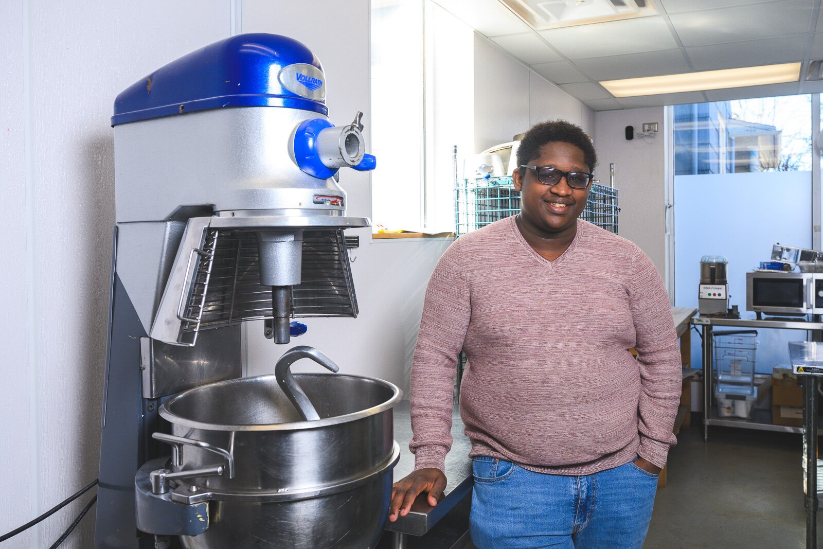 Growing Hope Kitchen Manager Deante Bland.