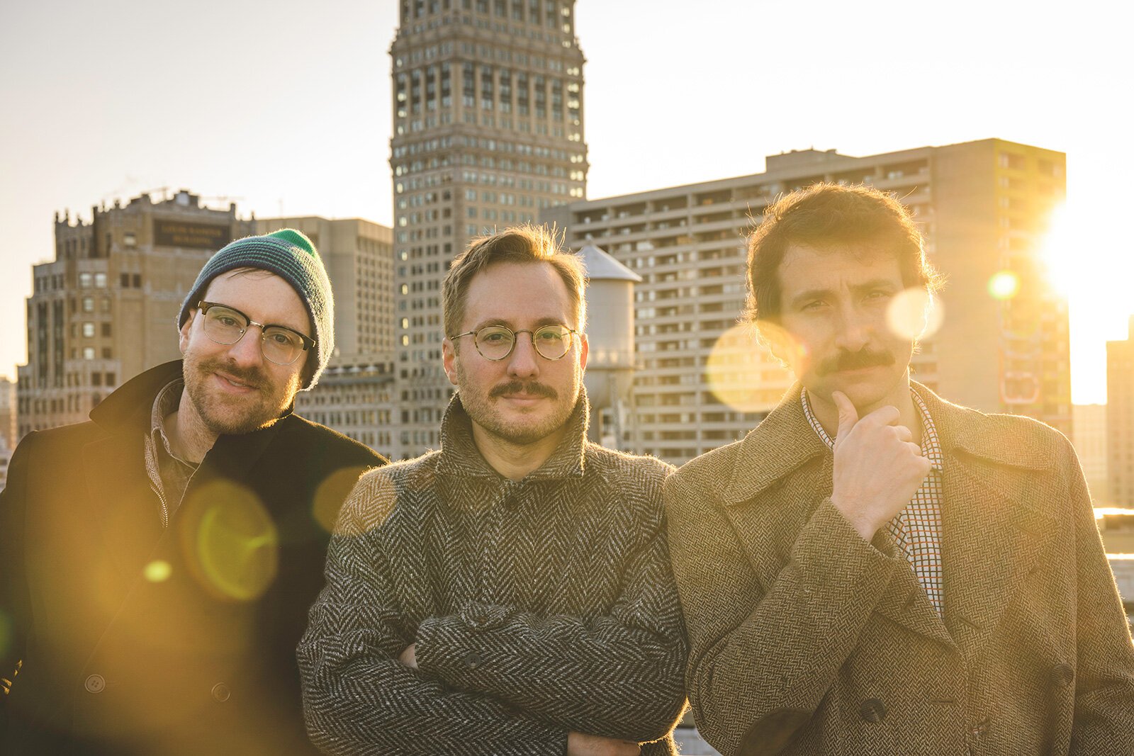 Frontier Ruckus, L to R Zach Nichols, Matthew Milia, and David Jones.