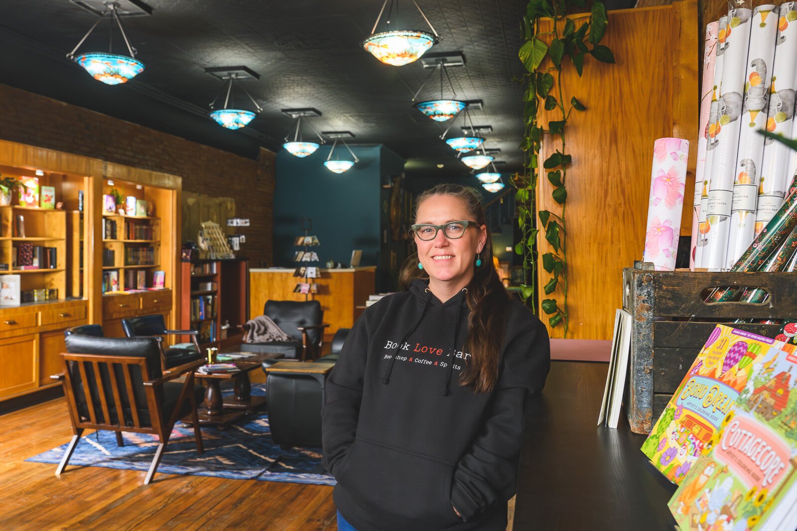 Jessica Tharp at Book Love Bar.