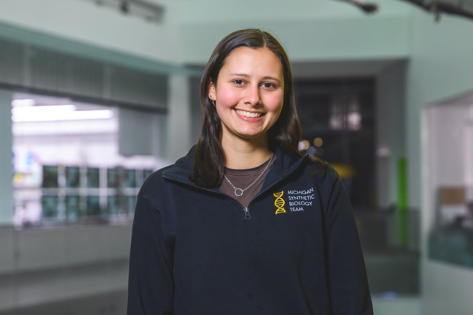 University of Michigan Synthetic Biology Team co-president Grace Lombardo.