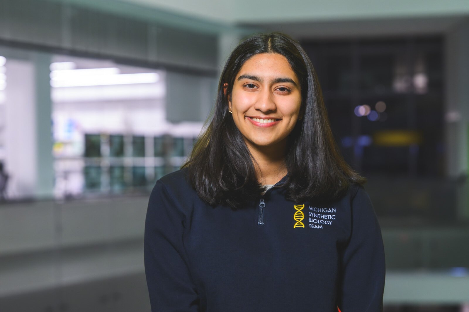 University of Michigan Synthetic Biology Team co-president Aditi Ganesan.