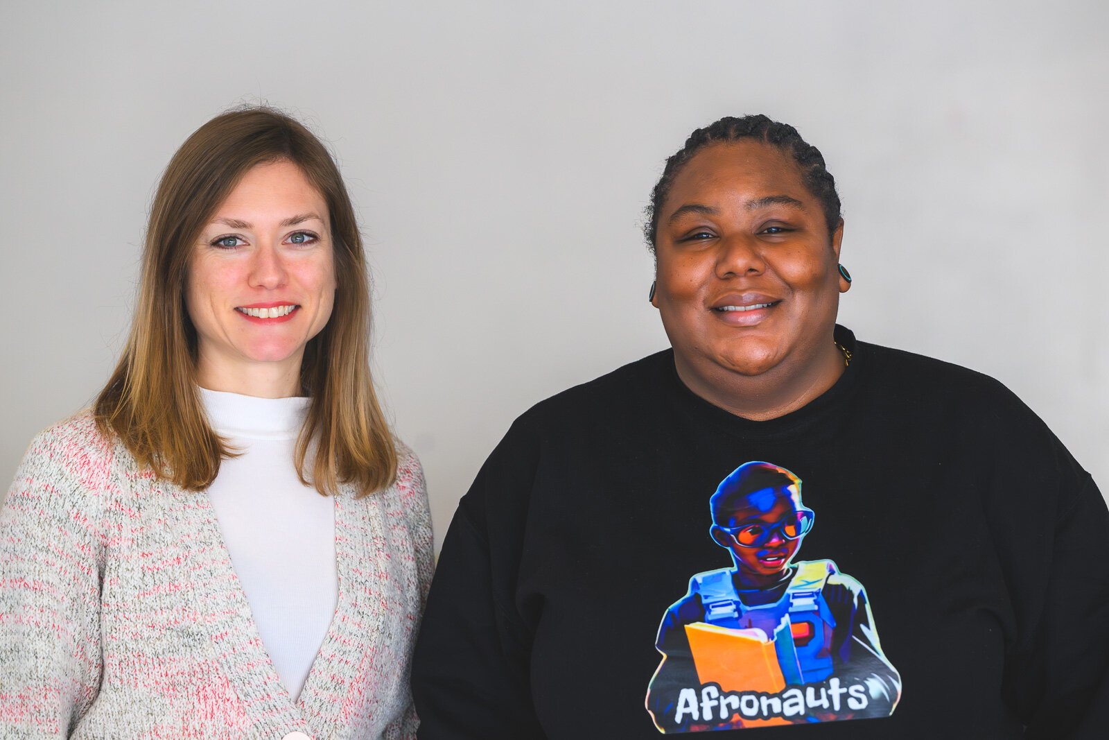 Liz Warren and T'onna Clemons at RAC.