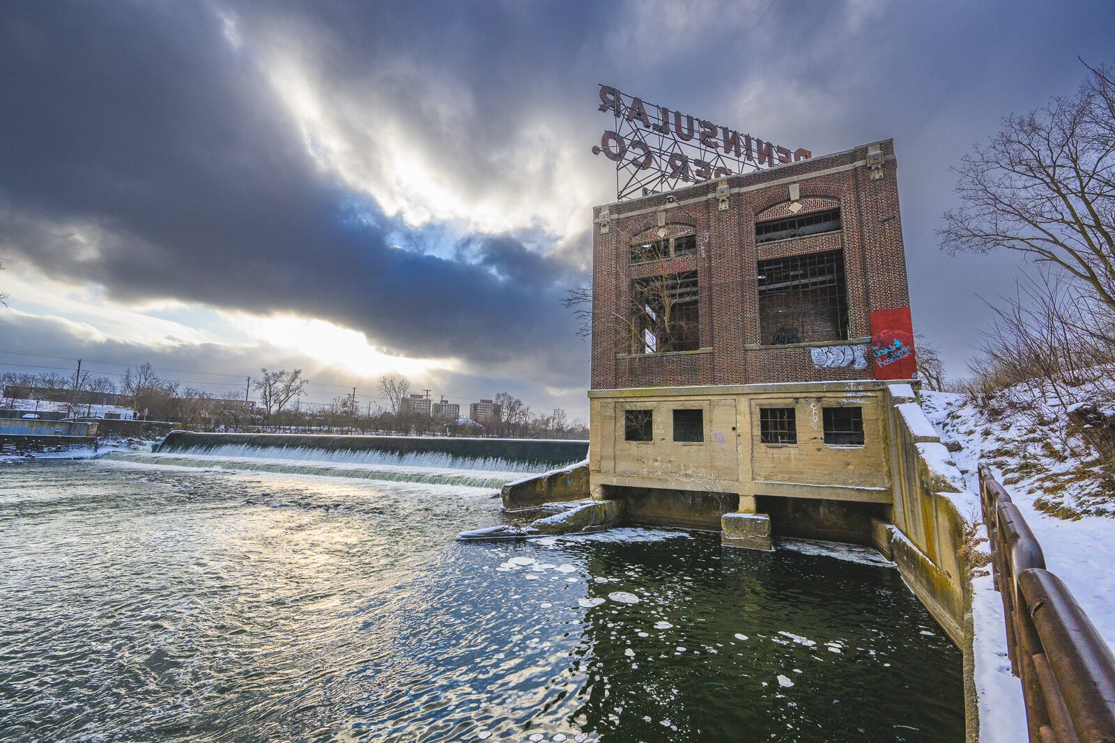 The Peninsular Dam in January 2025.