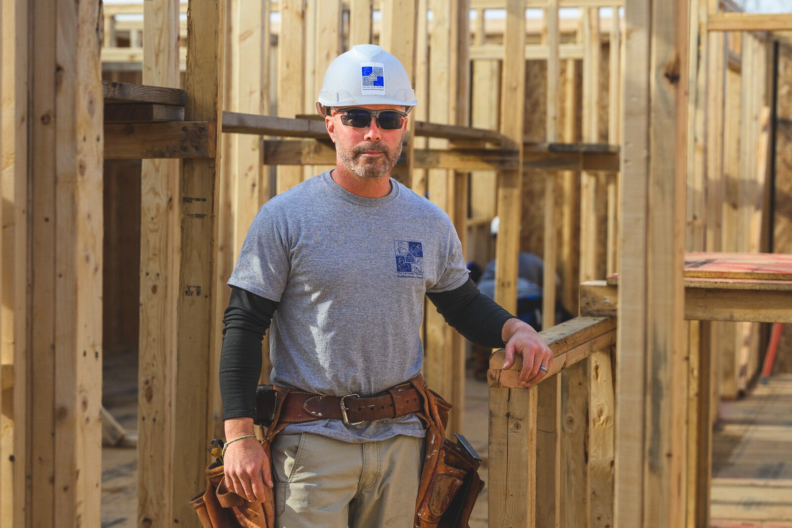 AAPS lead homebuilding teacher Mark Valchine.