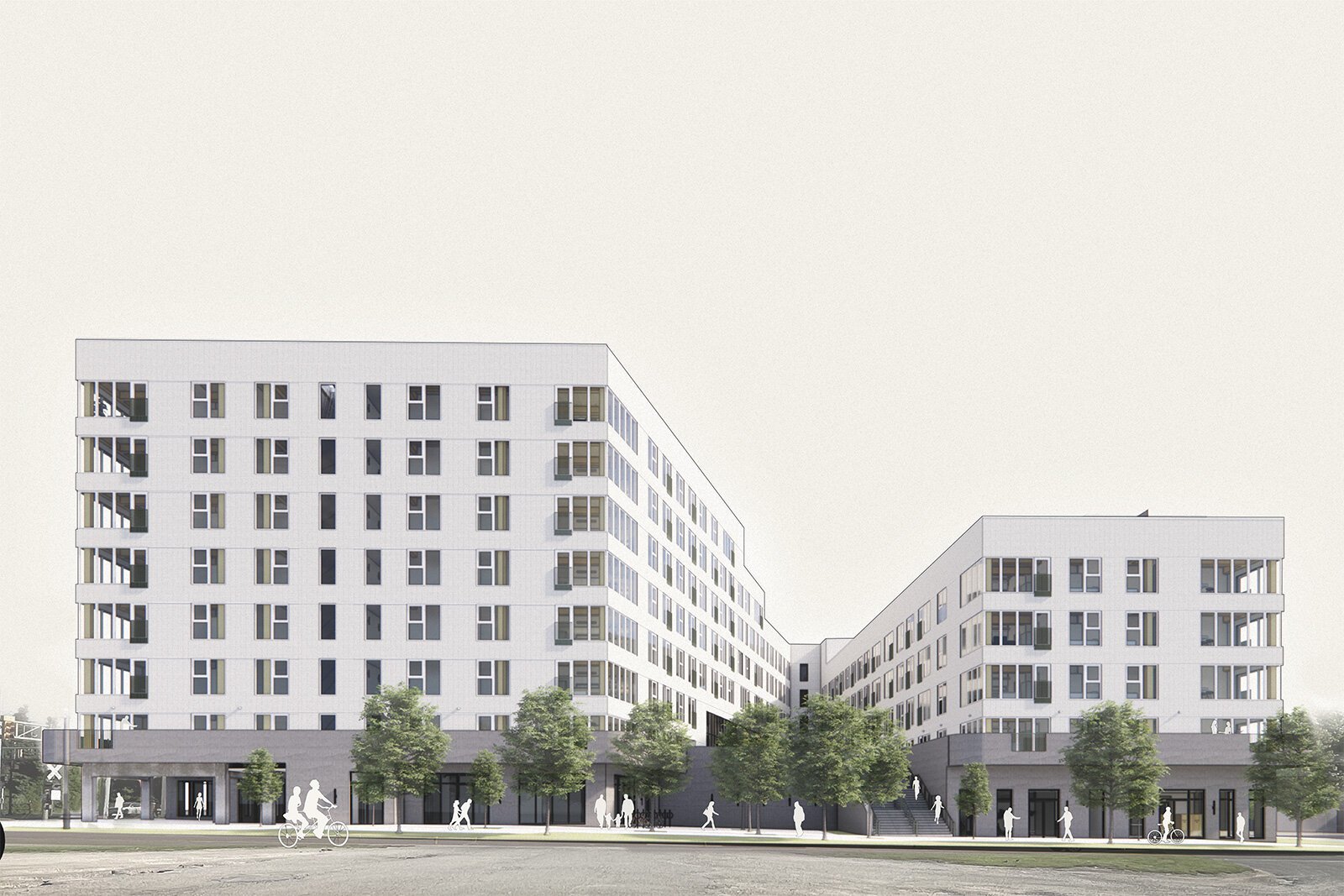 A rendering of SouthTown.