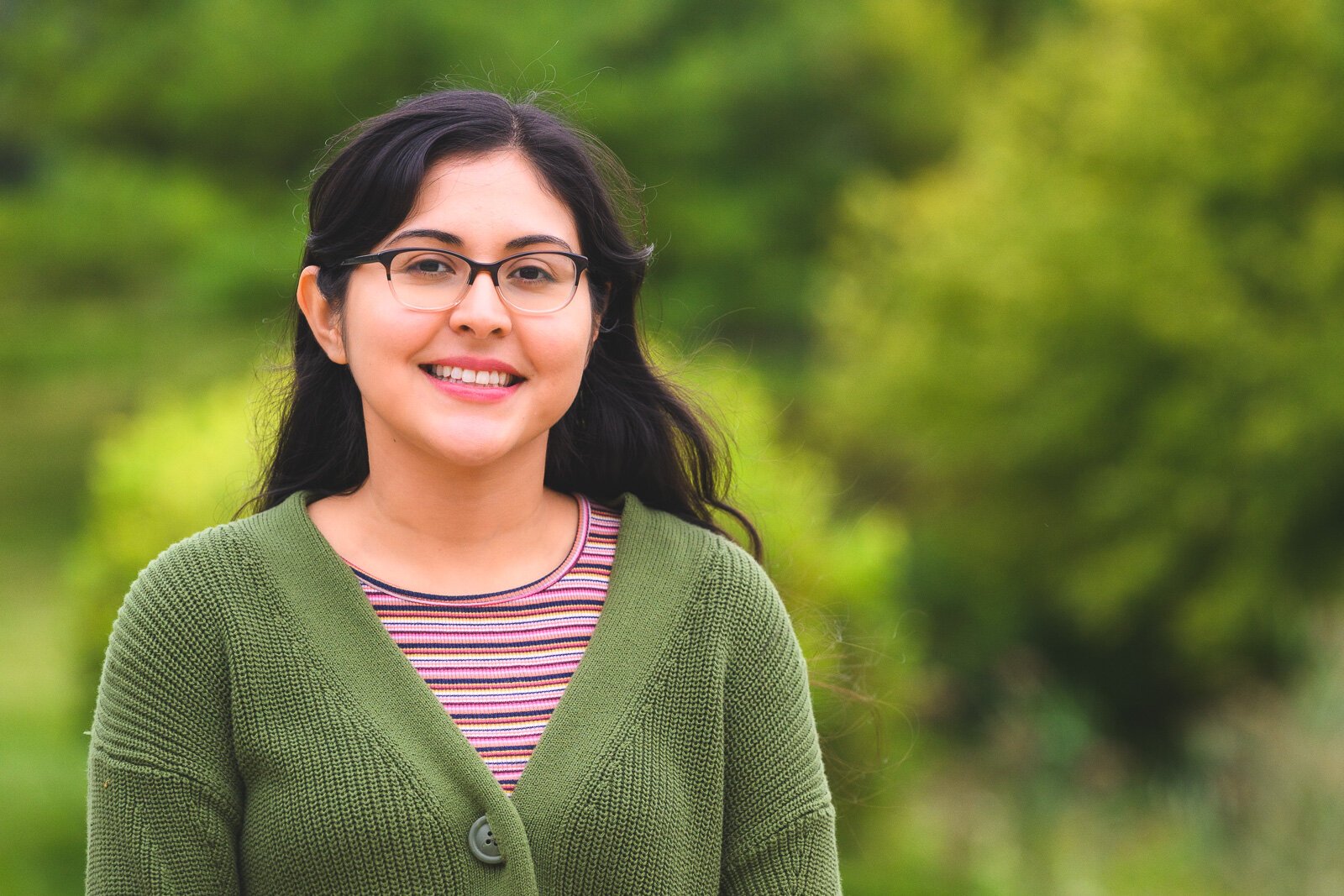 "Engaging With Democracy Through Writing" project contributor Angelica Esquivel.
