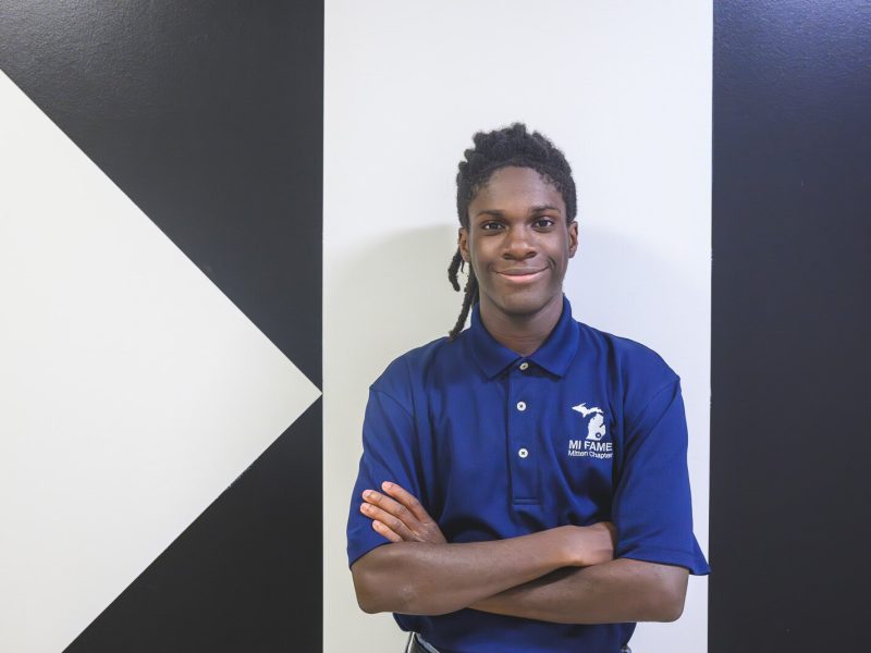 FAME program student Darrius Johnson.