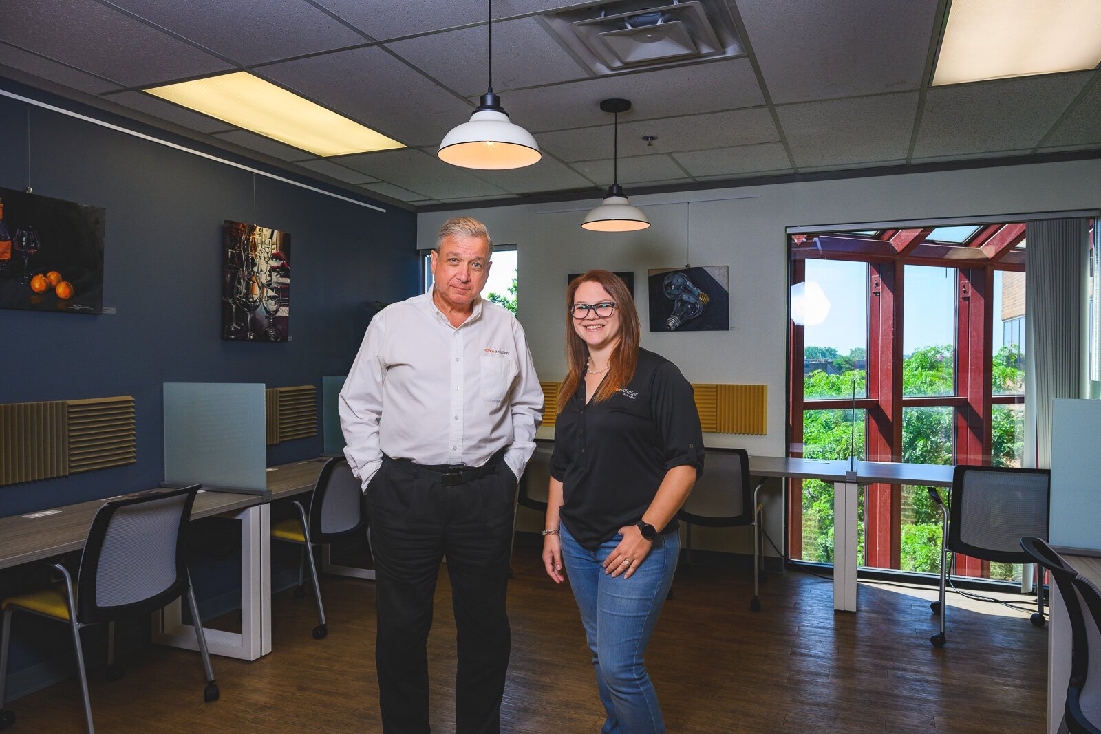 David Whitinger and Jen Michalik.