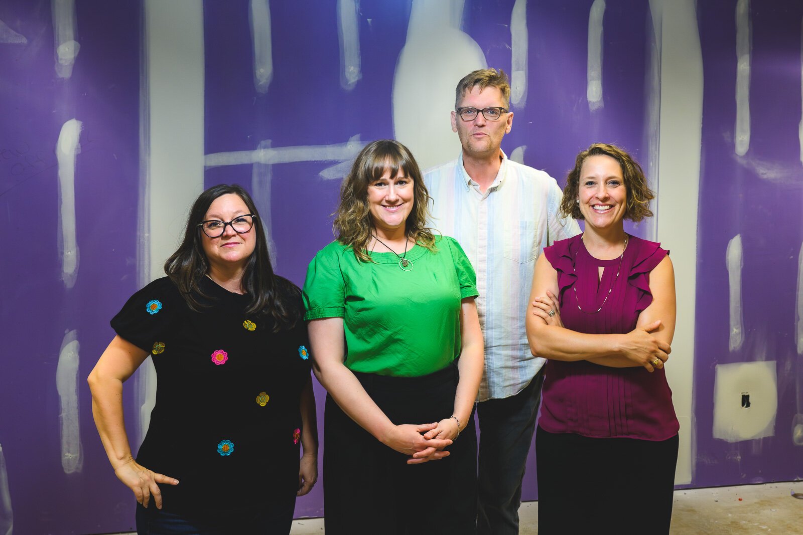 Amber Davis, Brooke Boyst, Matt Jones, and Alexis Braun Marks.