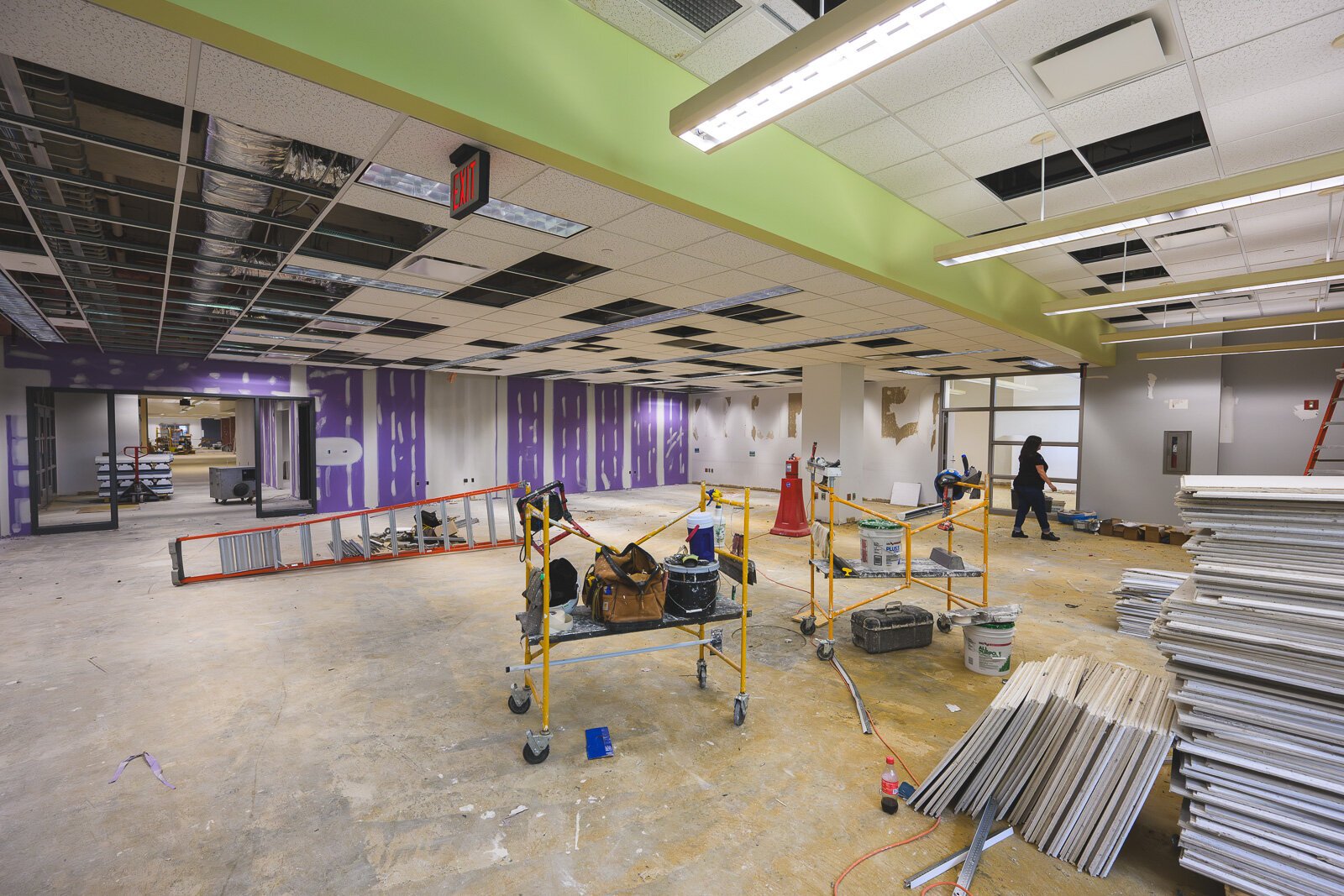 The future home of Eastern Michigan University Archives at Halle Library.