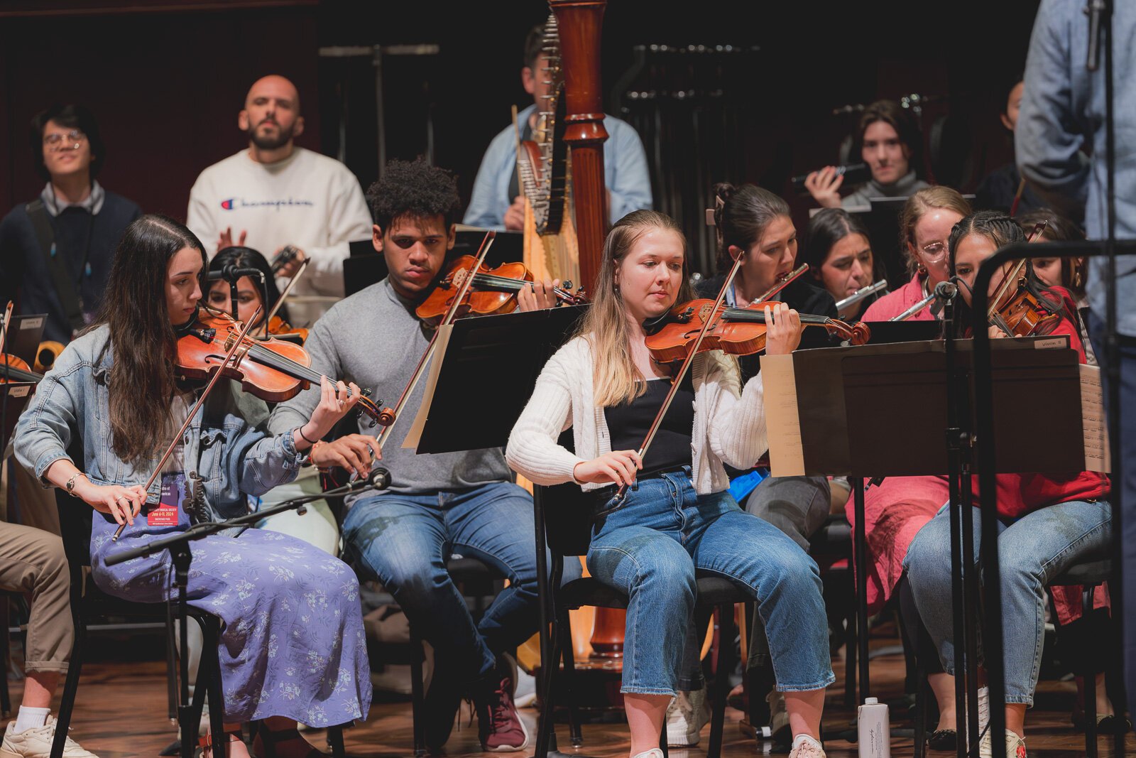 "Venus in the Mirror" rehearsals at Hill Auditorium.