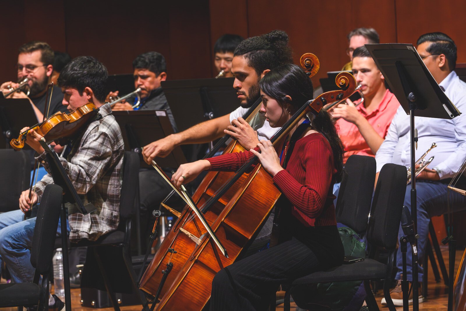"Venus in the Mirror" rehearsals at Hill Auditorium.