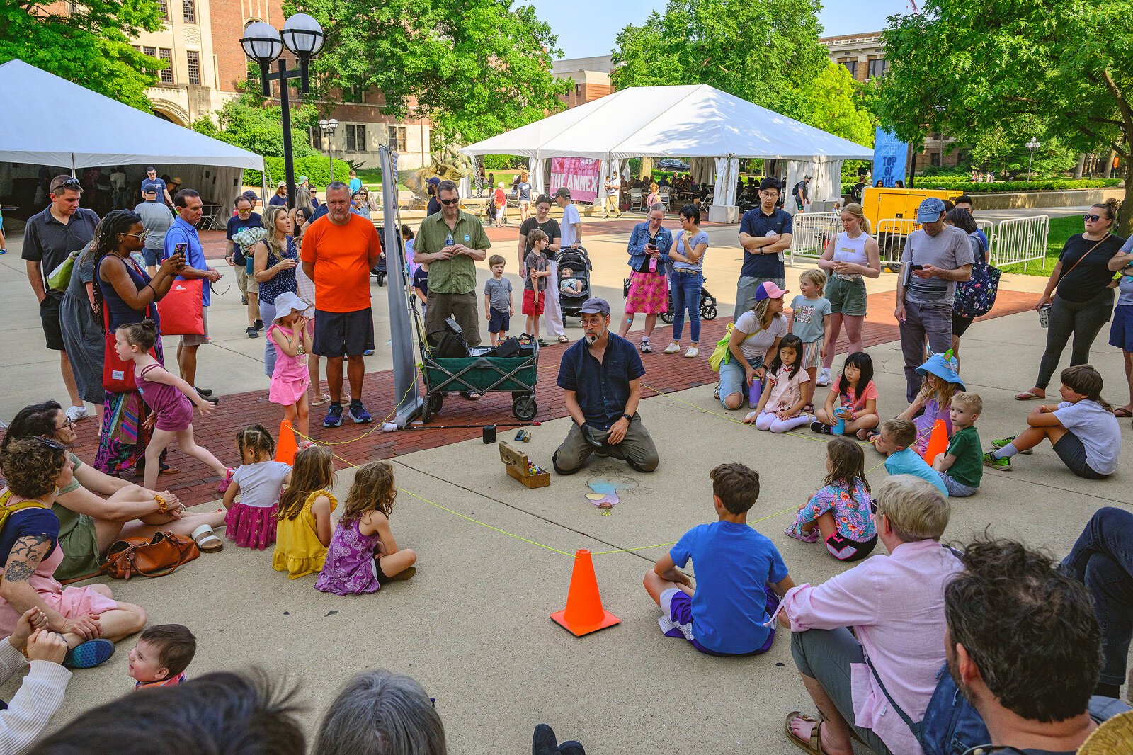 David Zinn at Ann Arbor Summer Festival in 2023.