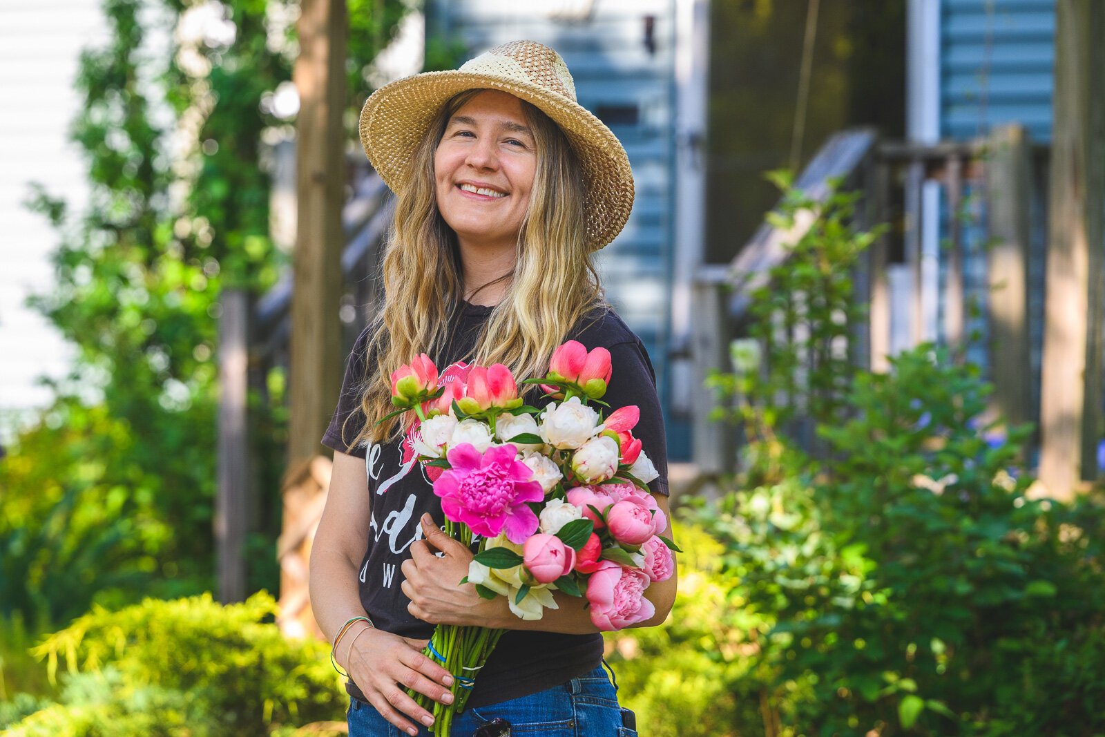 We Adore Flowers owner Ginny Blades.