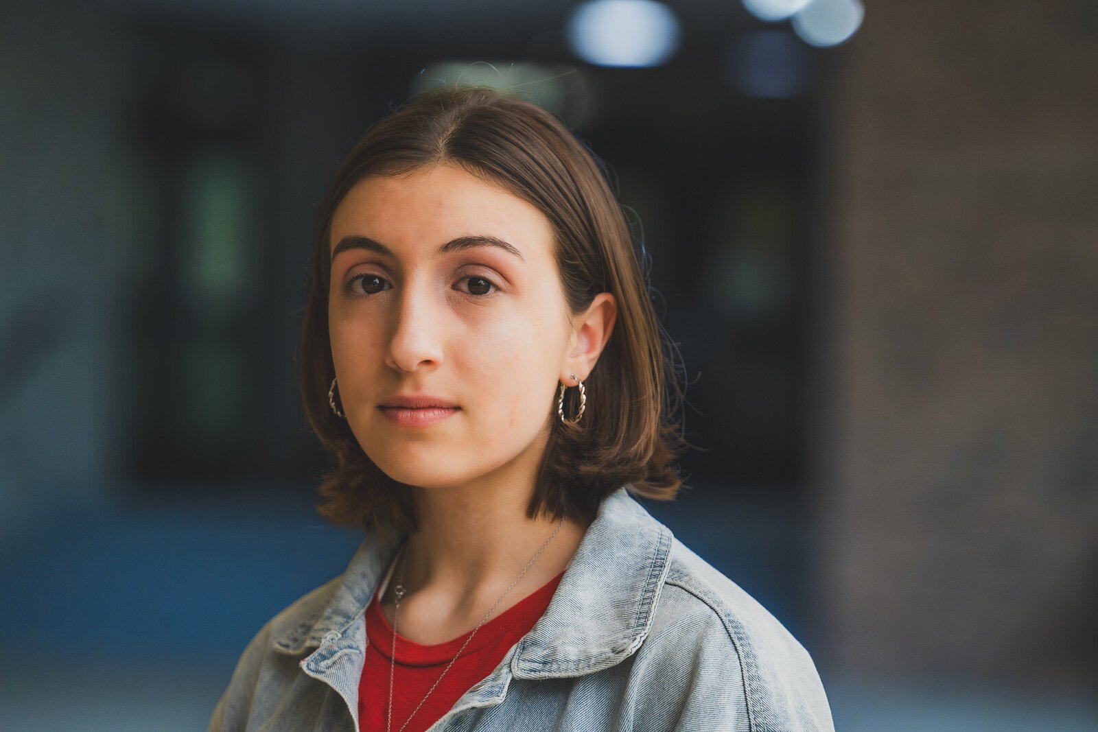 Huron Students Demand Action president Selene Koremenos-Tsebelis at Huron High School