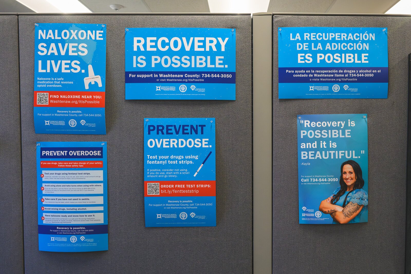 "It Is Possible" campaign posters.