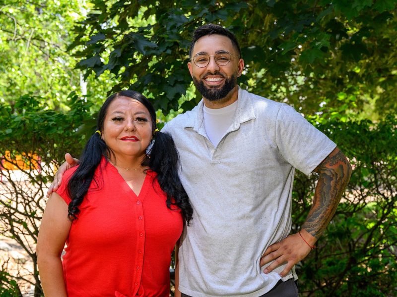 "It Is Possible" campaign participants Pepita Peckham and Chris Sudduth.