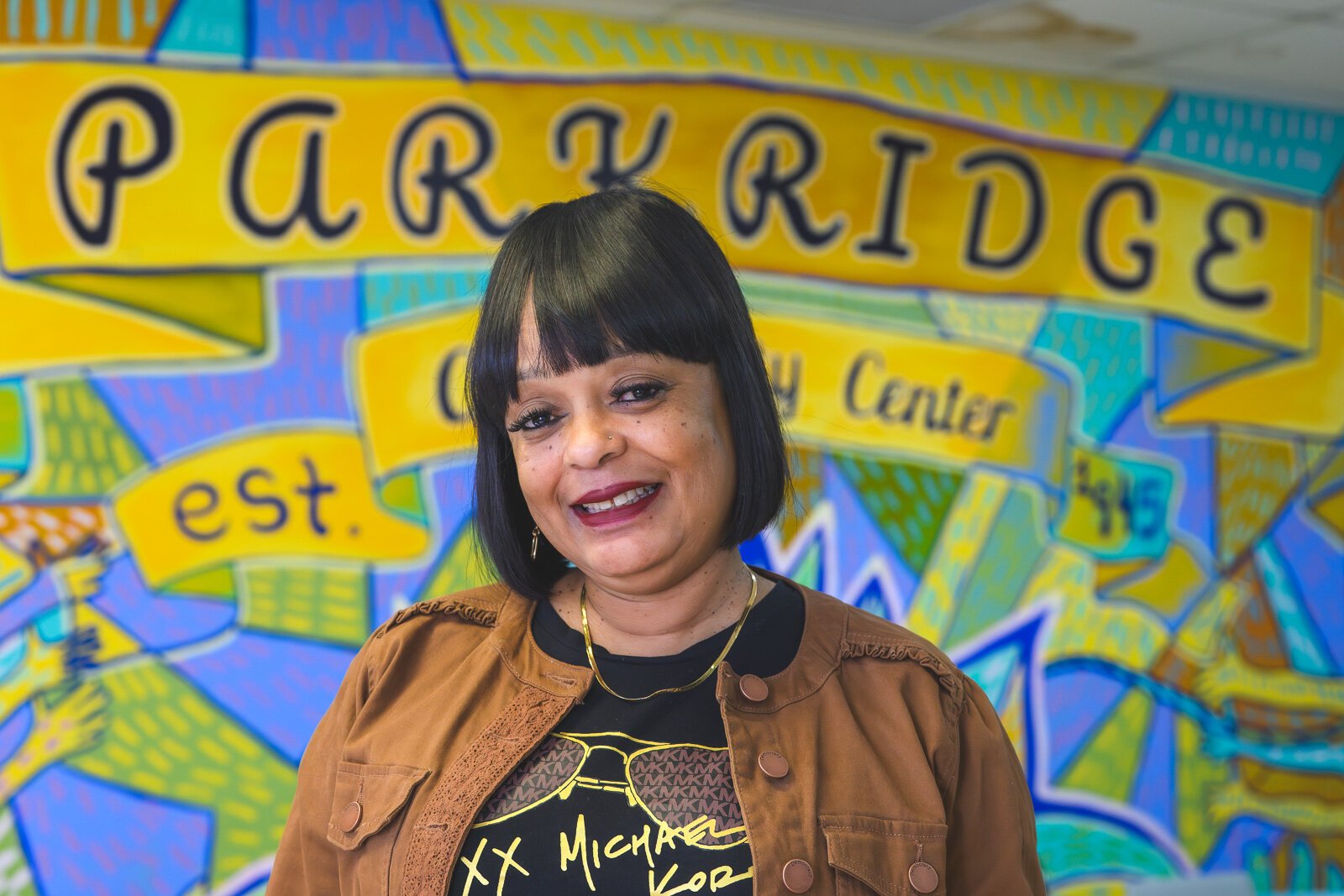 Parkridge Community Center Monday morning meeting facilitator Loviesa Brown.