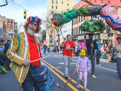 FestiFools founder Mark Tucker at FestiFools 2024.