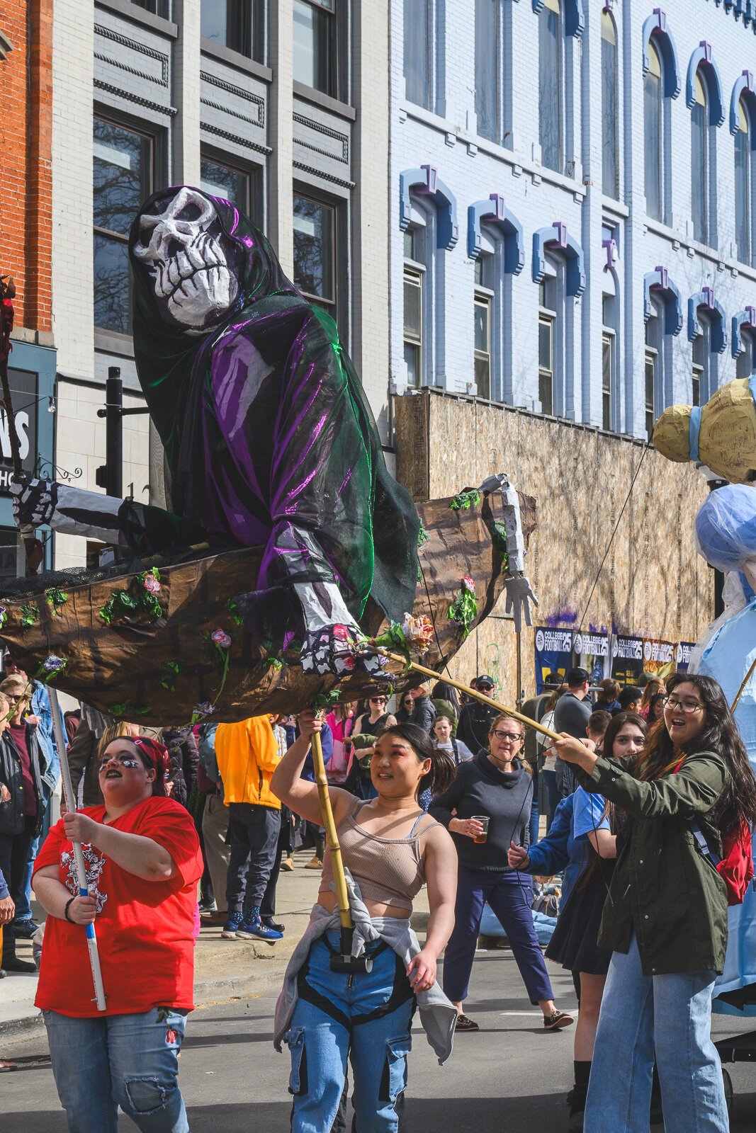 Cynthia Huang (center) at FestiFools 2024.