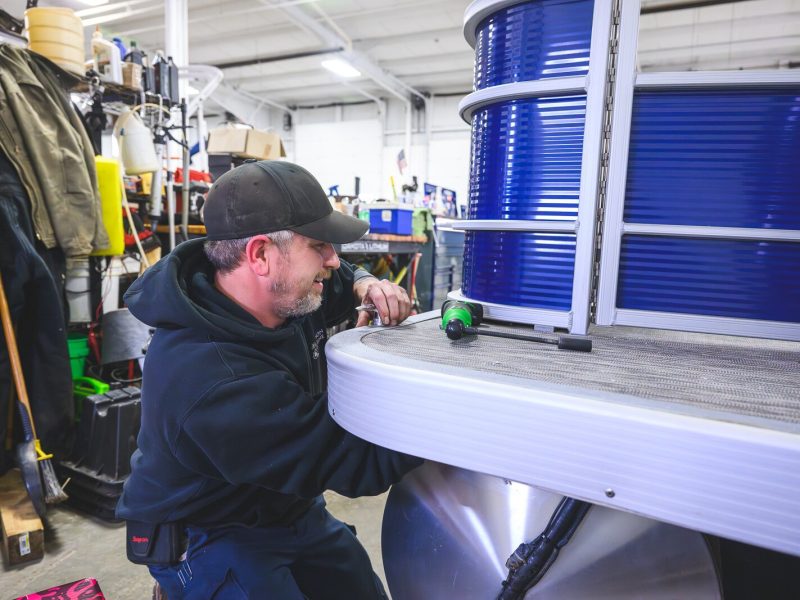 Wilson Marine Brighton apprentice Adam Tobkin.