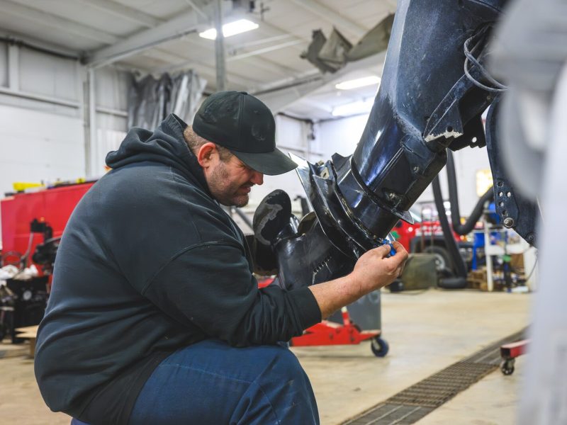 Wilson Marine Brighton apprentice Jason Williams.