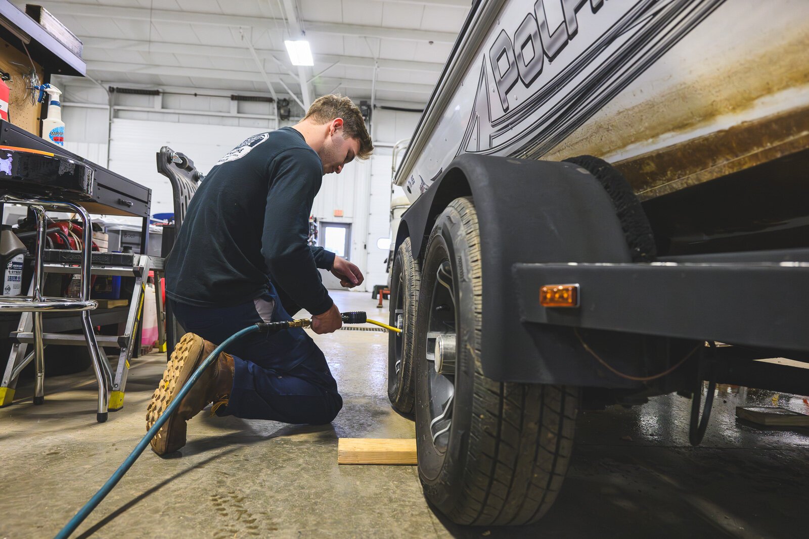Wilson Marine Brighton apprentice Owen Koza.