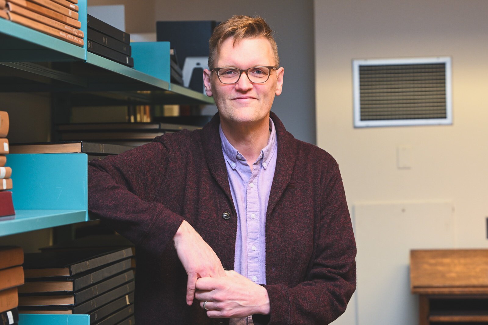 EMU Oral History Program Coordinator and Lecturer Matt Jones.