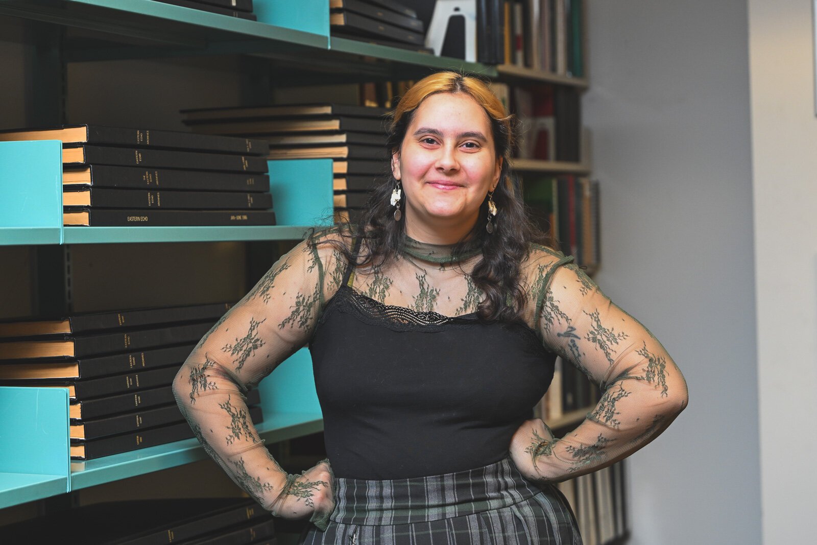 EMU Oral History Program student Kat Hacanyan.