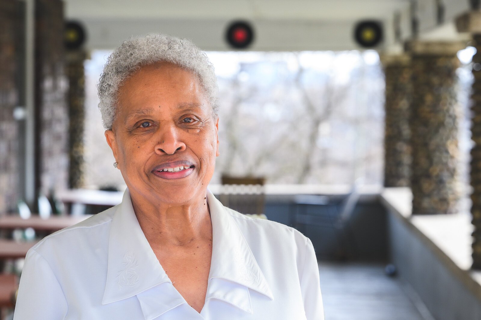 Daisy Chain Temple leader Sharon Bailey at the James L. Crawford Elks Lodge.