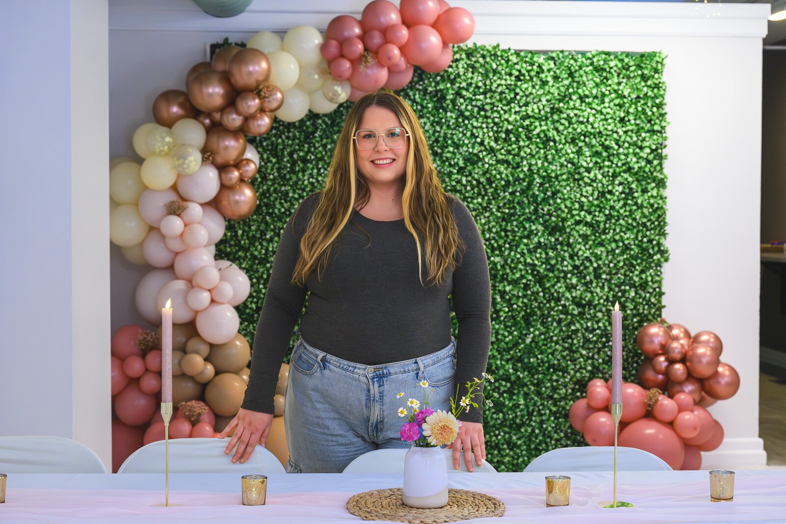 Owner Elise Post at Yours Truly Events and Novelties.