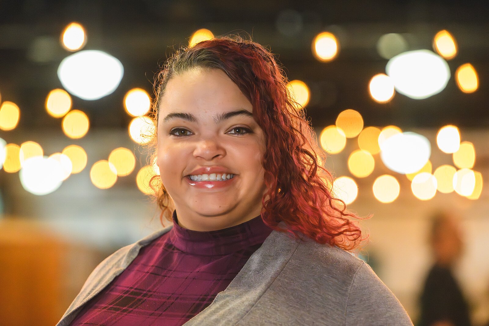 FedUp Ministries' Board President Tajalli Hodge at the Ypsilanti Freighthouse.