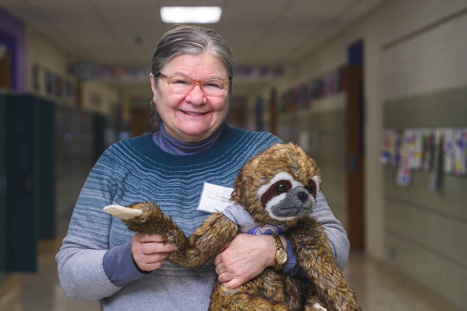 Mary Cayton at Erickson Elementary in Ypsilanti.