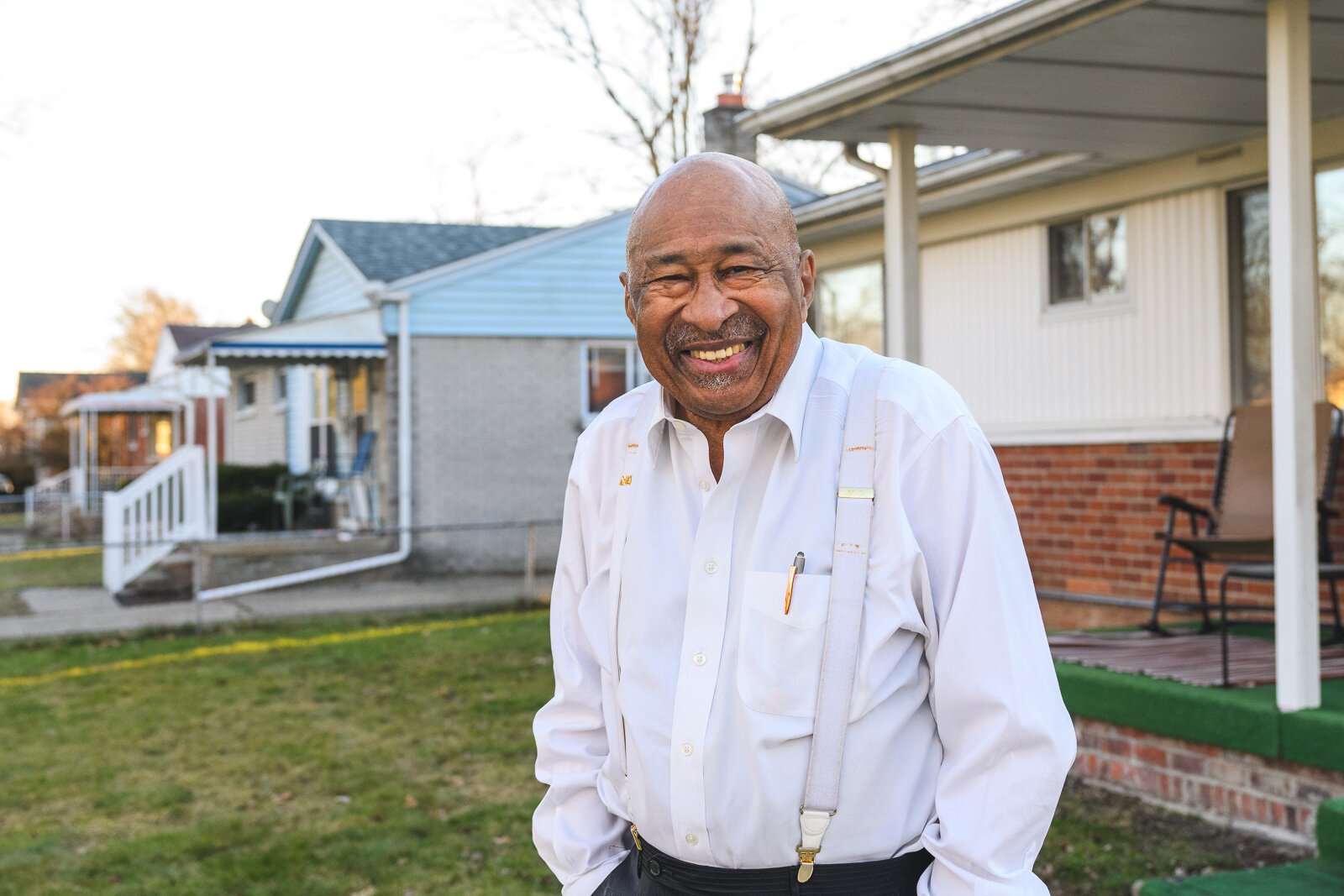 Robert Harrison at his West Willow home.