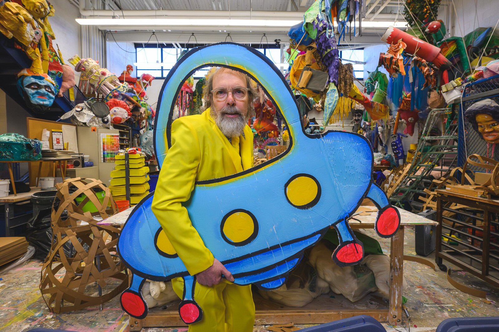 Mark Tucker at FestiFools Studio.