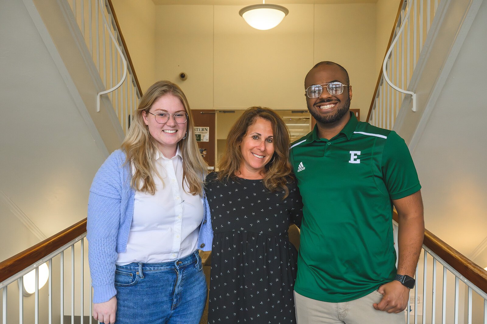 Engage @ EMU Voter Coalition members Maggie Whittemore, Decky Alexander, and Lamarr Mitchell.